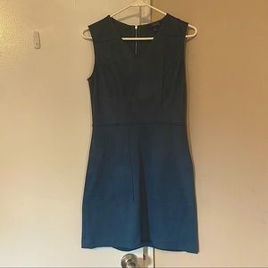 Suede 70s inspired dress